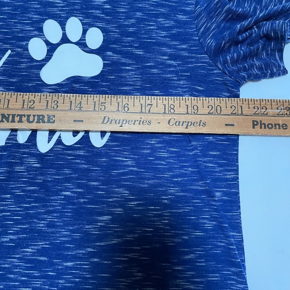 Womens Navy Blue Fur Mama Shirt, Fur Mama T-Shirt, Fur Mama Size XL   JD - Picture 5 of 6